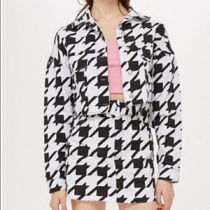 topshop houndstooth jacket